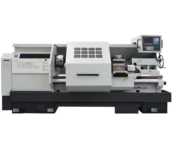 What are the structural characteristics of the inclined bed CNC lathe?